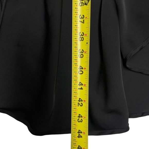 Zara Slip Dress Satin Bias Cut Front Slit Size Large - Picture 13 of 16